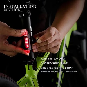 Tại Hot Bán USB Có Thể Sạc Lại Xe Đạp Phía Trước Phía Sau Ánh Sáng Thiết Lập Ngoài Trời Không Thấm Nước An Toàn Cảnh Báo Đuôi Xe Đạp Ánh Sáng - Product Image 3