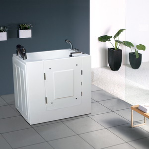 HS-1101 Hiện Đại Trắng Acrylic đi bộ trong bồn tắm vòi sen kết hợp 1-người ngâm tắm người già/người tàn tật thân thiện Tạp dề phía trước cửa truy cập - Product Image 6