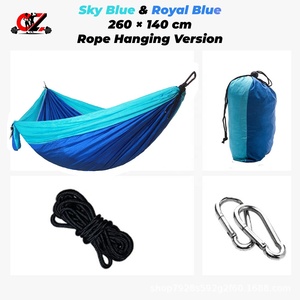 Lightweight Nylon Camping Gear Hammock Kit for <b>Child</b> Portable Outdoor Sleeping Hammock for <b>Backpacking</b> and Adventure - Product Image 6