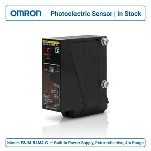 Capteur photoélectrique E3jm-r4m4-g rétro-réfléchissant avec <span class=keywords><strong>M</strong></span>.s.r. Fonctionnement sans alimentation, neuf, en stock - Product Image 1