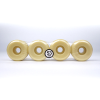 Roues de skateboard personnalisées à rebond élevé 104A 53 mm