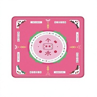 Tapis de jeu de mahjong et de poker américain moderne et léger, en caoutchouc naturel durable, résistant à l'eau, antidérapant, réduction du bruit, pour jeux de société