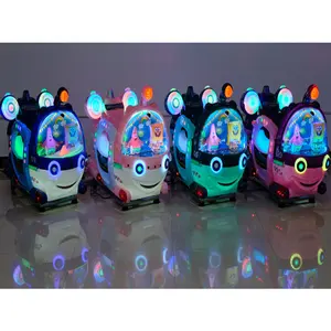 Token coin operated kiddie rides amusement game machine kids electric ride on car swing kiddie rides for sale