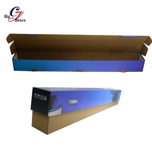 Caiyijie Brand Custom Printed Long Cardboard Packaging Boxes Wholesale Tuck Top Mailer Paper Box Corrugated Carton For Film