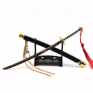 Mini katana en métal artisanal, porte-clés, jouet cadeau, personnage exclusif du jeu japonais classique Devil May Cry, fabricants en stock - Product Image 4