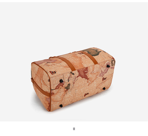 Borsa da Viaggio SHIMO con Stampa Vintage della Mappa <span class=keywords><strong>del</strong></span> <span class=keywords><strong>Mondo</strong></span>, Borsone di Lusso in Pelle di Grande Capacità per Uomo e Donna - Product Image 3