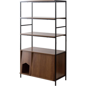 Étagère de rangement haute pour chats, meuble de rangement dissimulé pour salon, pour toilettes pour chats - Product Image 1