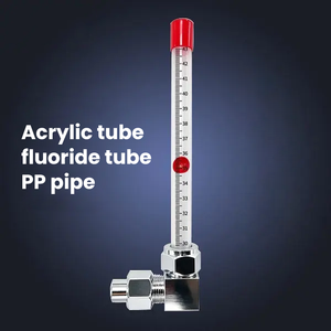 เกจวัดระดับน้ำแบบหลอดแก้วออร์แกนิกสำหรับถังเก็บน้ำ PTFE ทนความร้อนสูงและทนกรดด่าง ปรับแต่งได้ ผลิตในจีน ทนไฟ - Product Image 1