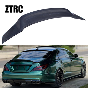 For CLS C218 W218 R Style Carbon Fiber Rear Spoiler Trunk Wing 2011-2019 - Product Image 1