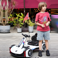 Kart électrique pour enfants à 3 vitesses réglables, avec télécommande, voiture de course électrique fougueuse, livraison directe d'usine