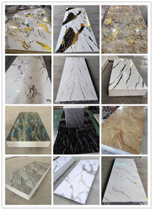 1220x2440 мм 3 мм 2 мм пластиковые ПВХ мраморные панели/ПВХ мраморный УФ лист - Product Image 4