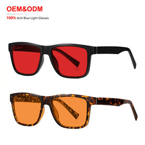 Lunettes anti-lumière bleue pour hommes, monture TR90 noire 100%, logo personnalisé, haute qualité, dernières tendances, vente en gros OEM - Product Image 1