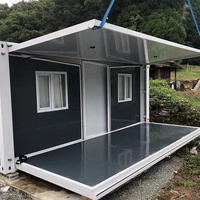Villa préfabriquée moderne de luxe prête à l'emploi de 20 pieds et 40 pieds, isolée, portable, extensible, maison conteneur, 2, 3, 4, 5 chambres, maison mobile miniature