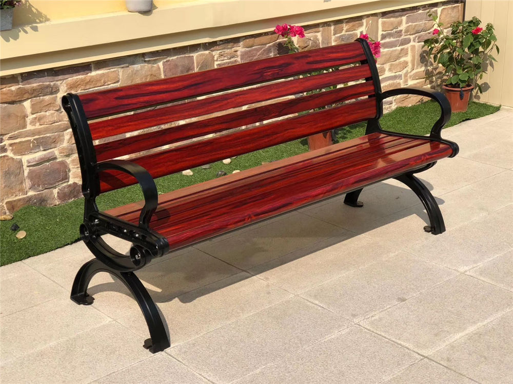 公園ベンチモダンな屋外ベンチシート屋外ガーデンベンチアルミニウム