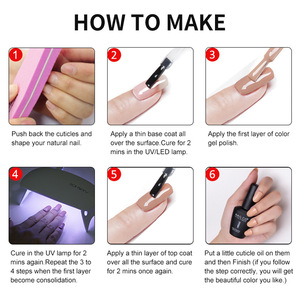 Esmalte de Uñas en Gel UV de 40 Colores, 15 ml, No Tóxico, Capa Base para Pintar, Transparente como el Hielo, para Otoño e Invierno - Product Image 6