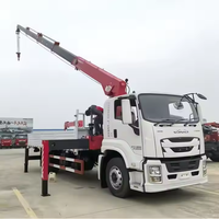 Grue télescopique montée sur camion KLF à prix avantageux, vente chaude, moteur Yuchai pour le levage de marchandises de construction, facile à utiliser