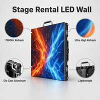 Pantalla LED 4K para Exteriores P6 de Alquiler para Escenarios, 120Hz Ultra Alta Frecuencia de Actualización, IP65 Impermeable, Panel de Video LED Ligero de Aluminio Fundido a Presión