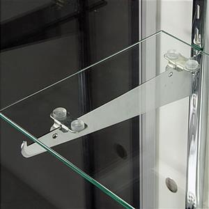 Bán lẻ hiển thị trường hợp với lõm kickplate, cửa trượt và kệ điều chỉnh - Product Image 4