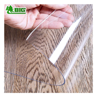 Boligao – Housse de protection transparente pour bureau, en plastique souple, 1,0 mm/1,5 mm/2 mm, étanche et anti-huile, pour table à manger
