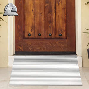 Grande <span class=keywords><strong>rampe</strong></span> de seuil de porte de maison en aluminium métallique mobile pour fauteuils roulants portes <span class=keywords><strong>marches</strong></span> escaliers - Product Image 6