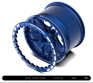 Nuevas Llantas Beadlock Cóncavas Profundas de 17" y 18" 5x114 5x112 5x130 5x120 de Aleación de Aluminio Forjado para Carreras Todoterreno y Pista - Product Image 3