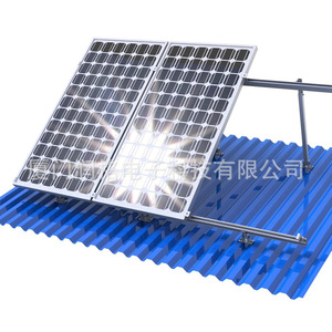 Support de montage solaire RG, pieds avant et arrière réglables, en aluminium, pour installation sur toit, finition anodisée - Product Image 2