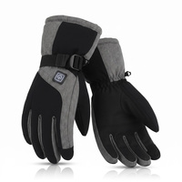 Gants thermiques imperméables unisexes avec compatibilité tactile coupe-vent pour les activités hivernales en plein air comme le snowboard et le ski