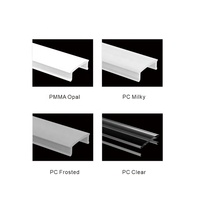 Profilés en aluminium super fins 65*27.5MM pour nez de marche antidérapant commercial avec éclairage LED intégré