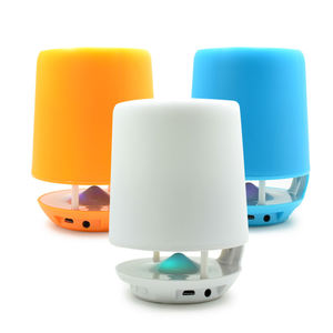 Support de stylo de veilleuse bon marché avec haut-parleur LED rétro-éclairé lampe de bureau intelligente google haut-parleur intelligent LED <span class=keywords><strong>musique</strong></span> haut-parleur d'ordinateur - Product Image 1