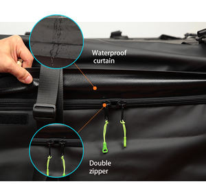 Sac <span class=keywords><strong>de</strong></span> toit <span class=keywords><strong>de</strong></span> voiture, sac <span class=keywords><strong>de</strong></span> transport <span class=keywords><strong>de</strong></span> toit, 20L, imperméable, comprend un tapis antidérapant, des sangles renforcées, un crochet <span class=keywords><strong>de</strong></span> <span class=keywords><strong>porte</strong></span>, une serrure à bagages - Product Image 4