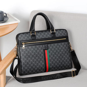 Maletín de Negocios de Cuero PU Grande para <span class=keywords><strong>Hombre</strong></span>, Estilo Clásico, para Computadora Portátil, Maletín de Negocios - Product Image 4