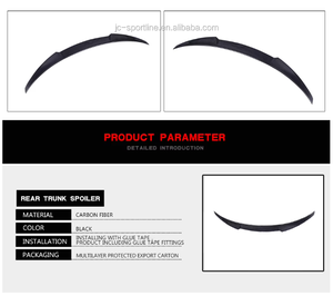 Aileron arrière en fibre de carbone C253 pour <span class=keywords><strong>Mercedes</strong></span> Benz <span class=keywords><strong>GLC</strong></span>-Class Coupé GLC300 GLC43 AMG 15-19 - Product Image 4