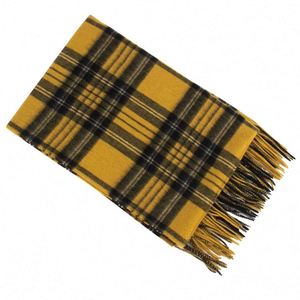 Écharpe en cachemire de couleur unie pour femme, prix OEM abordable, collection automne-hiver - Product Image 5