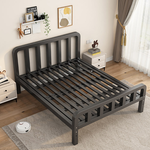 All'ingrosso su misura più recenti disegni di design moderno mobili <span class=keywords><strong>per</strong></span> la casa <span class=keywords><strong>singolo</strong></span> ferro <span class=keywords><strong>base</strong></span> del <span class=keywords><strong>letto</strong></span> <span class=keywords><strong>per</strong></span> camera da <span class=keywords><strong>letto</strong></span> PU schiuma testiera - Product Image 3