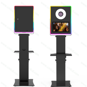 Kit de cabine <span class=keywords><strong>photo</strong></span> carrée à angle réglable avec écran tactile de 13.3 "et cadre lumineux RVB - Product Image 3