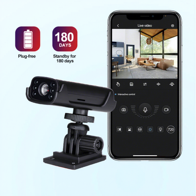 High-end Wireless HD 1080p Portable Camera Intelligent Surveillance Camera Wireless Wide-angle Mini Camera