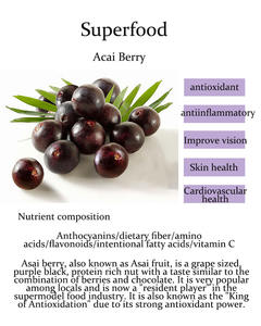 도매 가격 아카이 베리 과일 분말 안토시아닌 아카이 베리 추출물 분말 - Product Image 4