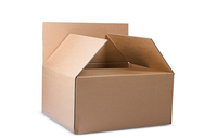 Boîte en carton ondulé recyclable avec logo personnalisé, boîte de haute qualité, boîtes d'expédition, emballage, cartons avec logo personnalisé