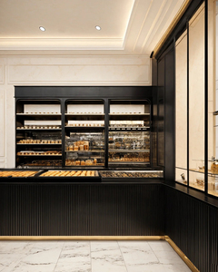 Vetrina Espositiva di Lusso per Pasticceria, Design Europeo, Vendita Diretta dalla Fabbrica, Utensili per Panetterie <span class=keywords><strong>e</strong></span> Pasticcerie in Vendita - Product Image 3