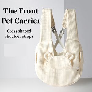 Yumuşak taşınabilir Pet taşıyıcılar için köpek ön sırt çantası Kitty küçük köpek ön taşıyıcı kedi taşıyıcı çanta köpek sırt çantası - Product Image 5