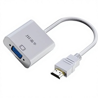 Cable Convertidor de Alta Calidad de 1080P a VGA con Interfaz Chapada en Oro y Revestimiento de PVC