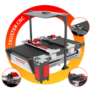 Machine de découpe à couteau oscillant pour cuir véritable, fourrure, PU, chaussures, ceintures, sacs, sièges de voiture avec certification CE - Product Image 6