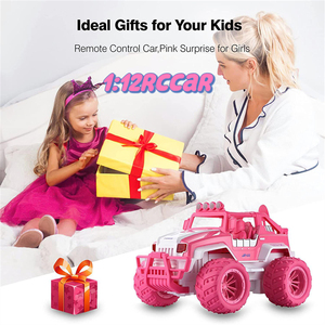 Cô Gái 1:12 điều khiển từ xa off-road xe đồ chơi RC tốc độ cao trôi xe đồ chơi điều khiển vô tuyến màu hồng leo xe đồ chơi - Product Image 6