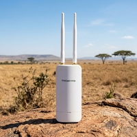 Point d'accès extérieur sans fil 1200 Mbps double bande 2,4 GHz et 5,8 GHz avec fonction de gestion cloud