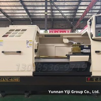 Torno CNC Horizontal Yunnan One Machine CKNC6150X1000, Diseño de Bancada Plana de un Solo Husillo para Mecanizado de Trabajo Mediano, Control CNC GSK