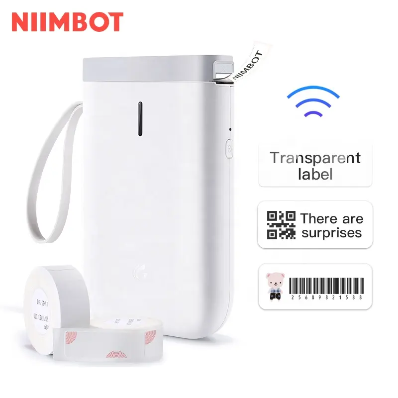 NIIMBOT-impresora inteligente de etiquetas para el hogar, dispositivo de impresión con bluetooth para etiqueta de precio, marca de fecha, etiqueta para el hogar