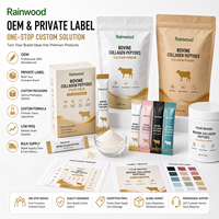 Collagène bovin premium en poudre, sachet individuel, mélange de boisson instantanée au collagène, fournisseur en gros OEM