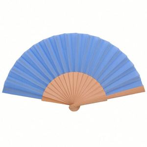 Custom Printed Bamboo Wooden Folding Hand <b>Fan</b> <b>Personalised</b> Logo for Women/Man Festival Parties Rave Accessories Painted - Product Image 4