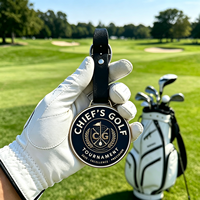 Étiquettes de sac de golf personnalisées économiques sablée, accessoires de golf