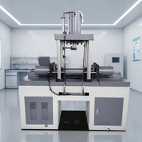 Machine de test de flexion de tuyaux en acier verticale à trois cylindres automatique, haute précision, facile à utiliser